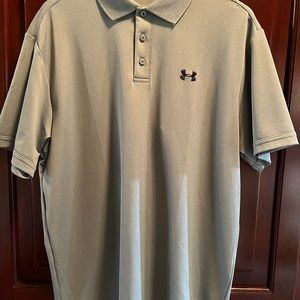 Under Armour Heat Gear Polo Shirt Men’s XL Gray